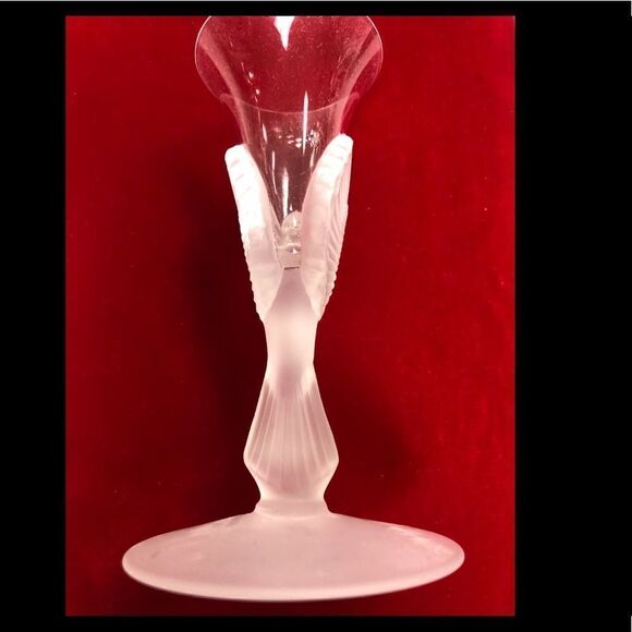 Sasaki Dining Frosted Wine/Cordial Goblet Small Glass drink ware - Picture 3 of 5